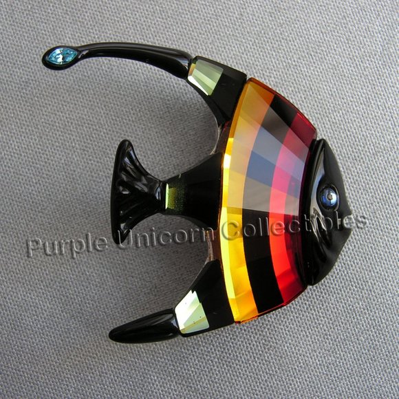 Swarovski Crystal Paradise Calabar Fish Brooch - Picture 1 of 2